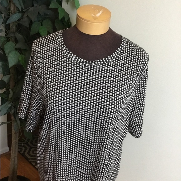 Pop sugar xxl black with white stars blouse - Picture 6 of 14